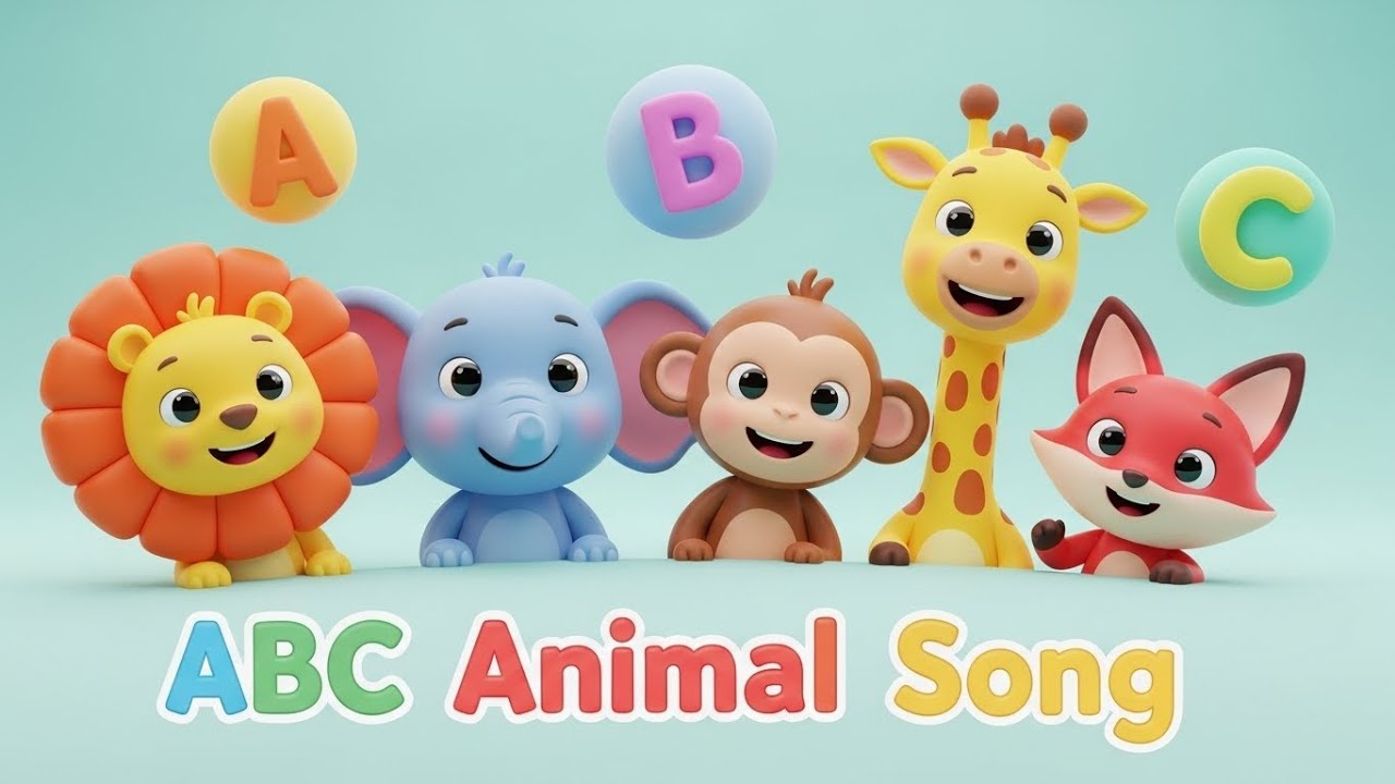 🦁 ABC Animal Song – Learn the Alphabet with Animals for Kids 🐘 | Kids ...