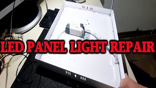 LED PANEL LIGHT REPAIR  REPLACE SMD LED