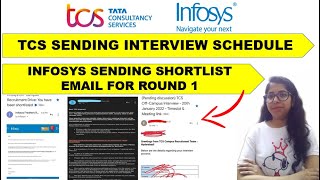 TCS & Infosys Exam & Interview Updates - Check Email | Latest Off Campus Drive 2021, 2022