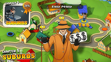Robbery Bob: Easy Peasy - Level 4 (Suburbs Chapter 1)