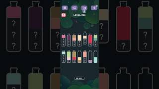 water sort puzzle -sort color puzzle game level 296 screenshot 5