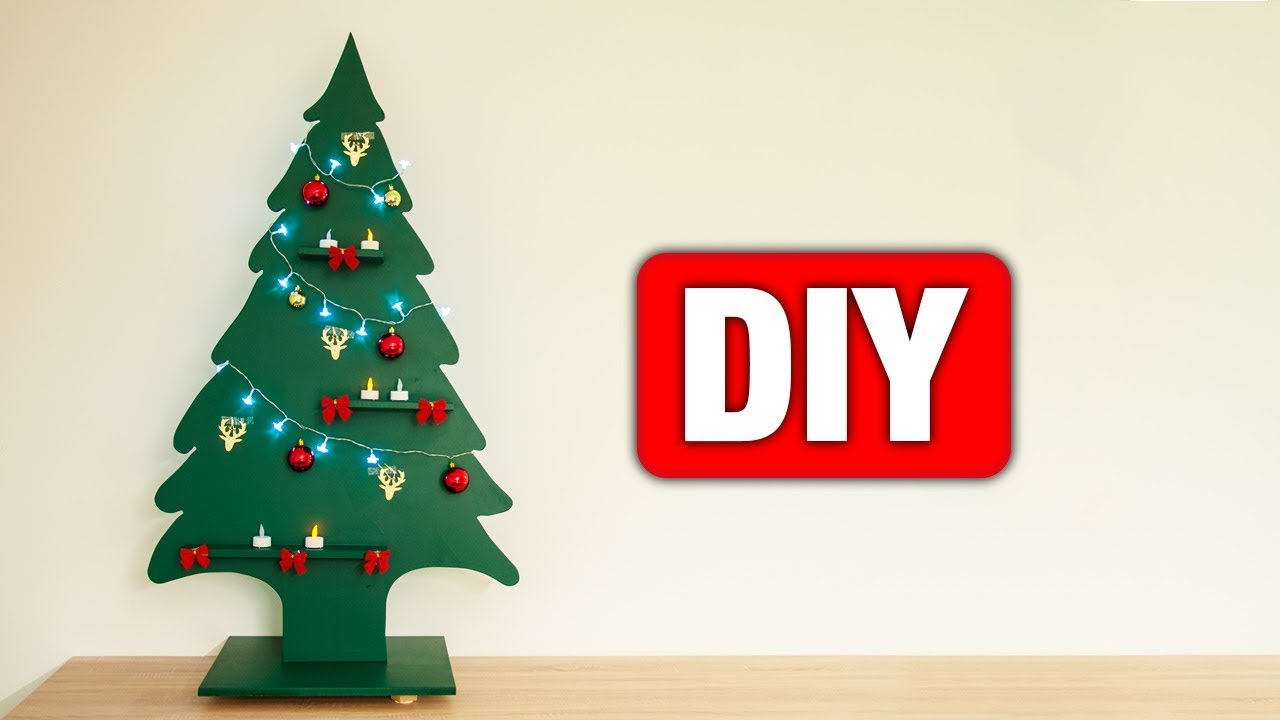 Diy Tannenbaum Aus Holz Bauen Einfach Und Gunstig Youtube