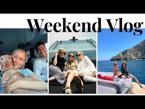 WEEKEND VLOG: Sam got a Tesla! + Boat day at Catalina