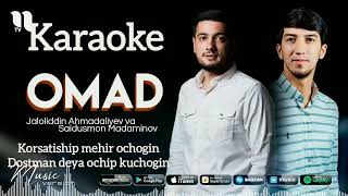 Jaloliddin Ahmadaliyev- Omad Karaoke Minus Music