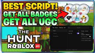[💖BEST] The Hunt: Roblox 20 Script *NO KEY* - Get ALL Badges & UGC, Auto Complete Quests, MORE!