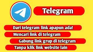 Cara mencari link Apapun di telegram + bergabung ‼️