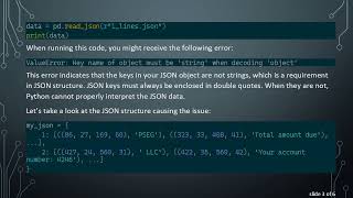 Resolving the Key must be string Error When Loading JSON in Python