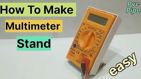 How To Make a Multimeter Stand|From PVC Pipe|samar experiment