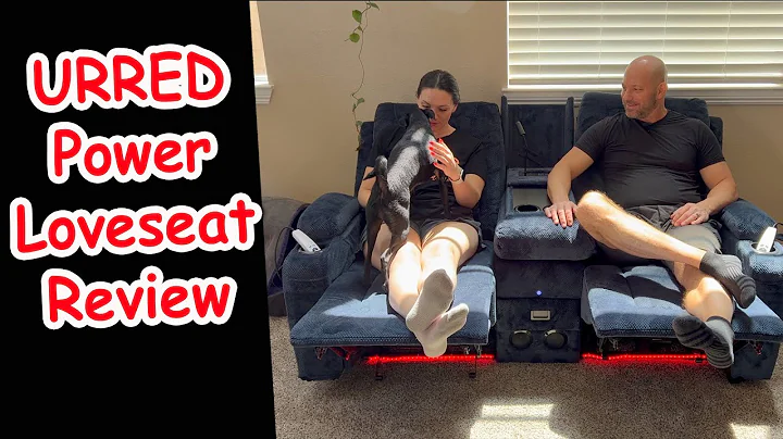 Check Out This Amazing Home Theater Loveseat! URRED Power Loveseat Sofa Review