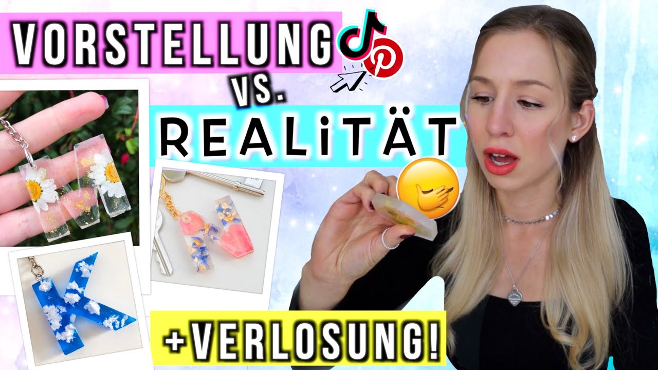 DIY EPOXIDHARZ SCHLÜSSELANHÄNGER das wollte ich schon