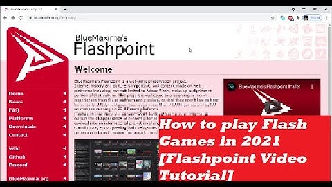 How to play Flash Games in 2021 [Flashpoint Tutorial]