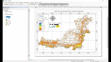 Tạo khung lưới, chỉ hướng, chú giải, tiêu đề trên Arcigis | Biên tập bản đồ Arcgis