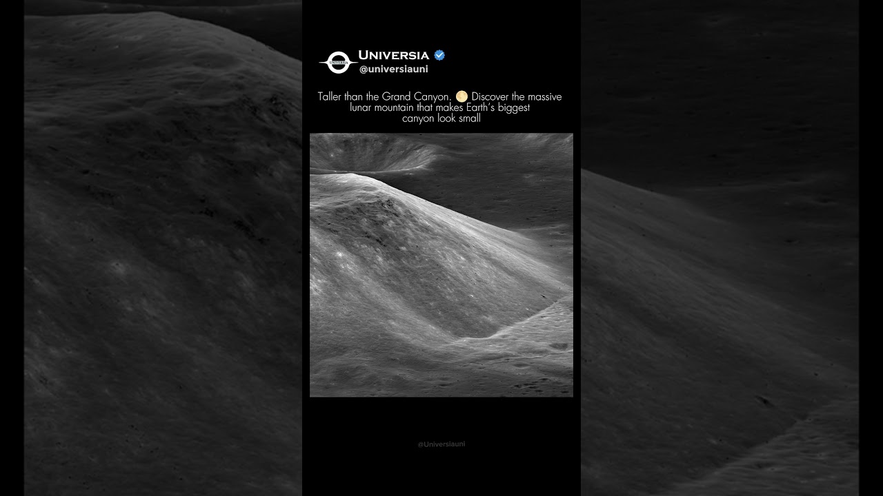 Moon Mountain vs. Grand Canyon! 🌕📏