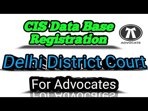 e filing portal CIS database registration