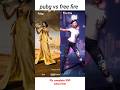 Pubg vs free fire female emote 😮 || #shorts #pubg #bgmi #freefire