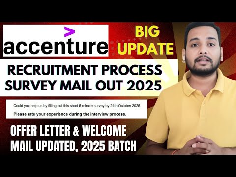 Accenture Survey Mail Update 2025 | Offer Letter & Welcome Mail Out ...