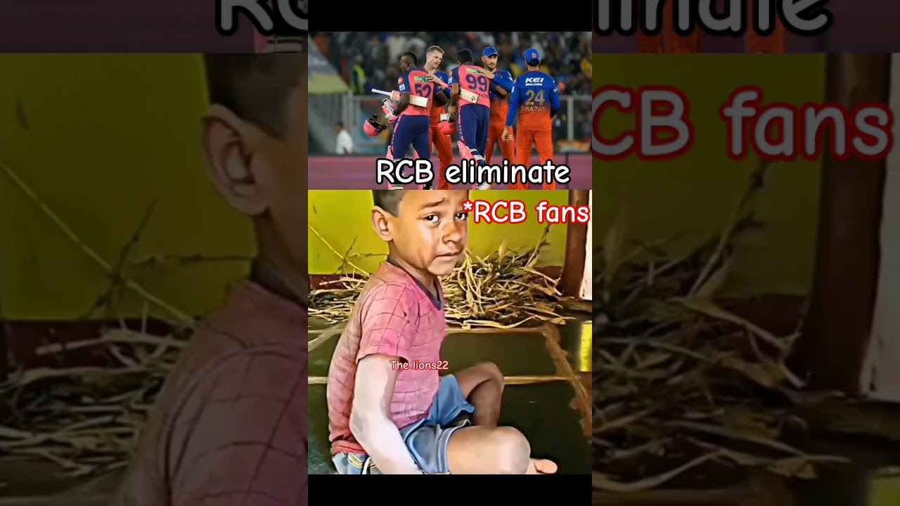 RCB fans after😡😁 losing match against RR |RCB vs RR match 