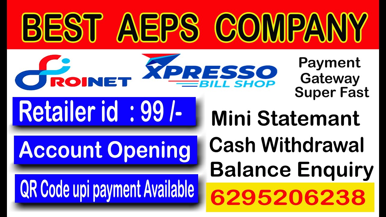 Best aeps service provider in west bengal roinet xpresso // Roinet Xpresso Potal Retail id free