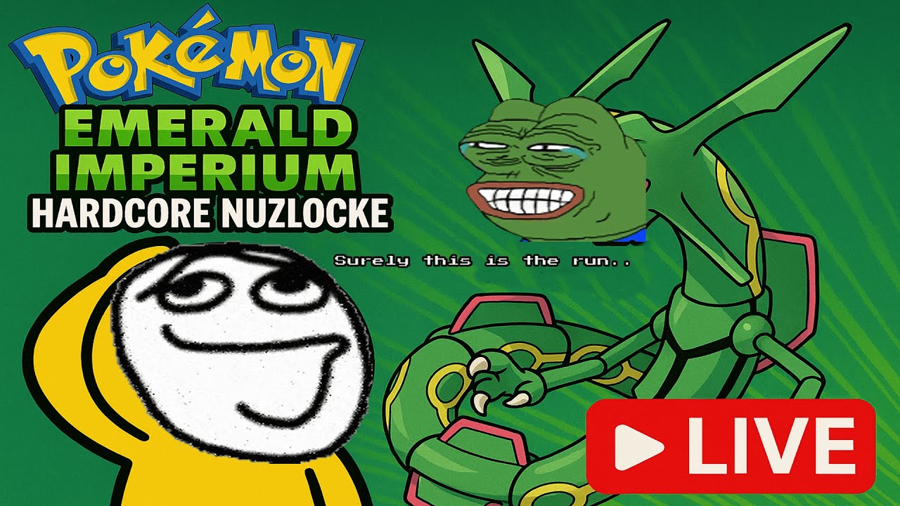 🔴LIVE Pokémon Emerald Imperium Hardcore Nuzlocke (BRUTAL GEN 9 ROMHACK)