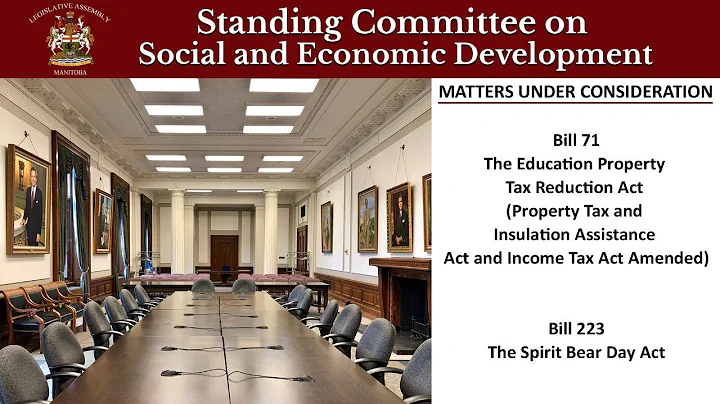 Standing Committee on Social and Economic Development – May 10, 2021