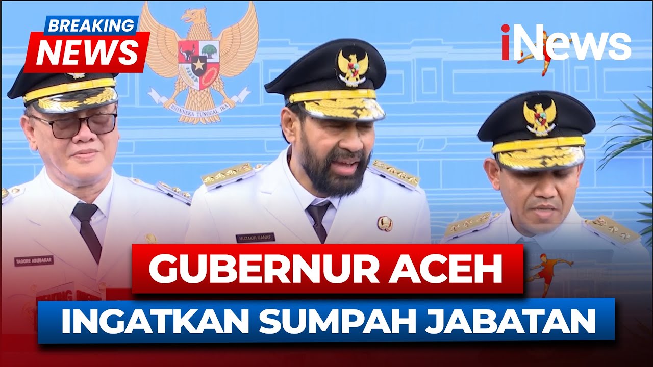 Breaking News Pelantikan Kepala Daerah Serentak, Muzakir Manaf Ingatkan Sumpah Jabatan | 20/02