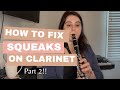 Getting Rid of Squeaks on Clarinet - Part 2!