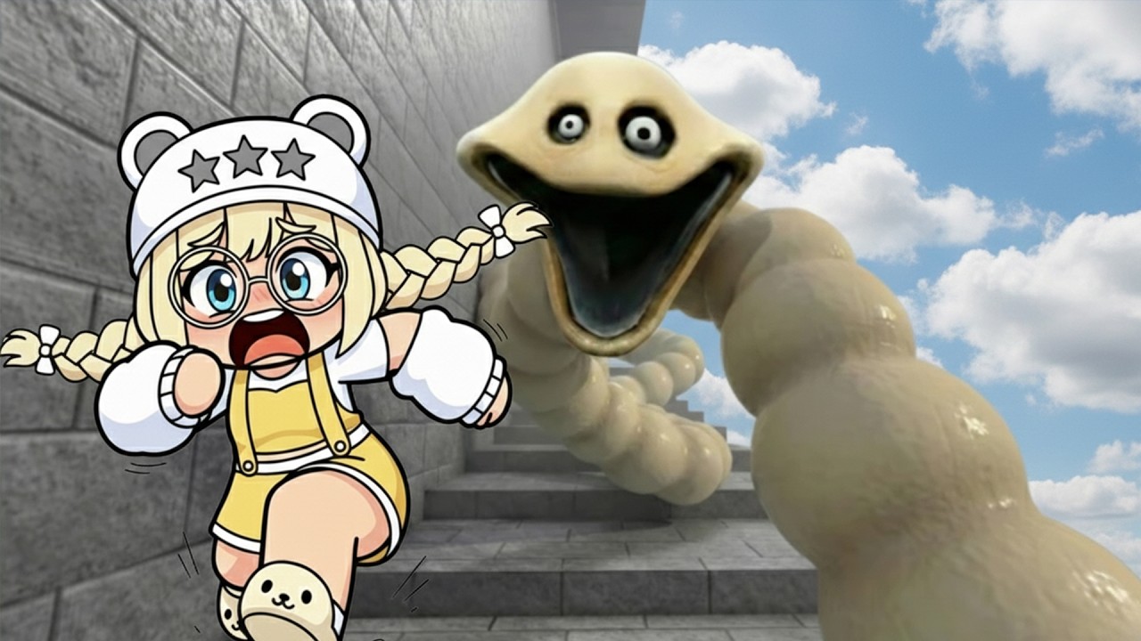 Climb Scary WORM Tower!