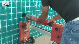 how to operate a curing machine/how to set up( by hilti brand)