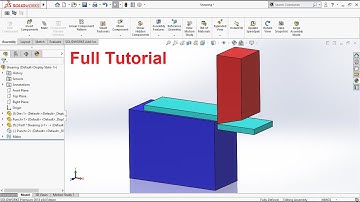 Creating a Simple Metal Shearing/Cutting Process Animation in Solidworks