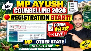 MP AYUSH Counselling 2026 Registration | MP AYUSH Counselling Form Fill-up 2026 | MP State AYUSH ...