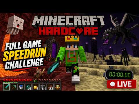 minecraft hardcore full game speedrun Part.2