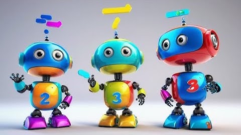 Six Toy Robots Count to Ten | Counting Song for Kids | Fun Robot Rhyme
