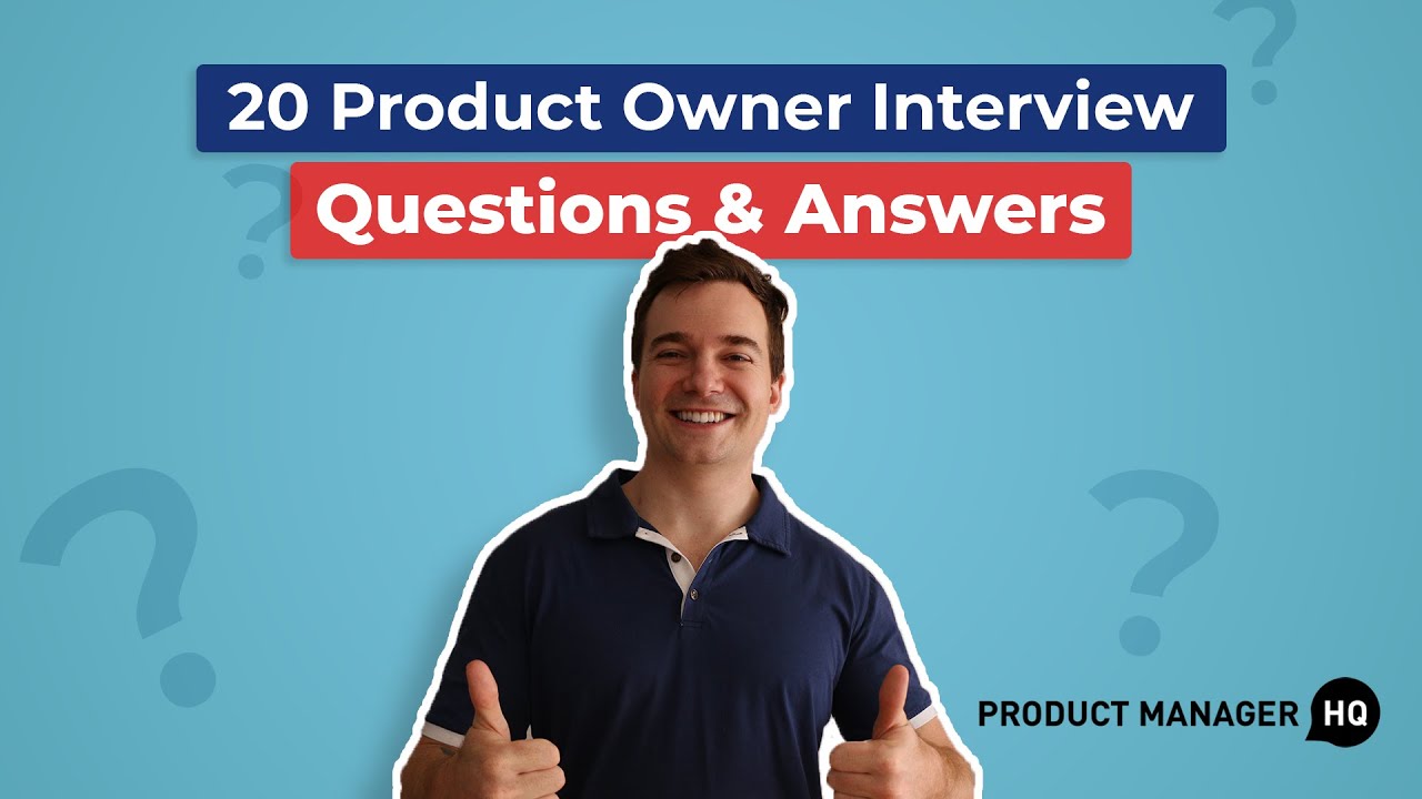 product owner interview case study examples