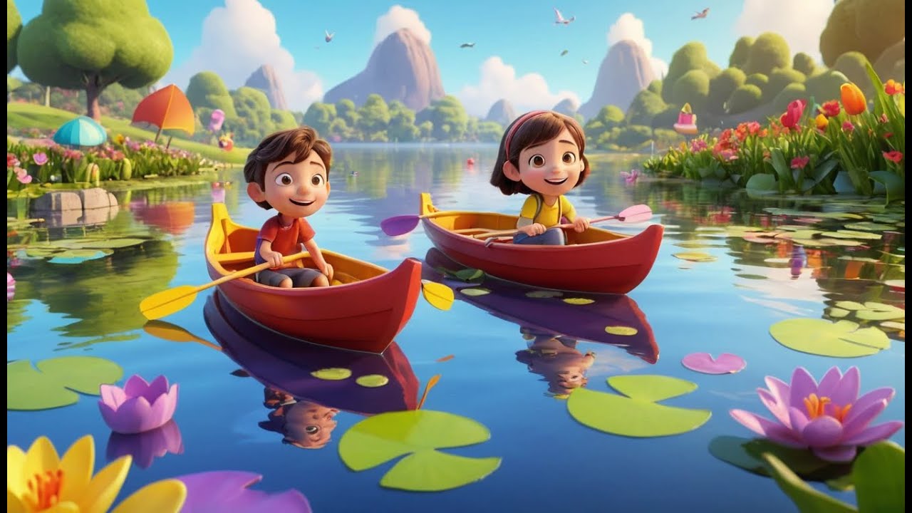 Five Little Toy Boats Float Float Float | Water Play Song & Nursery Rhymes