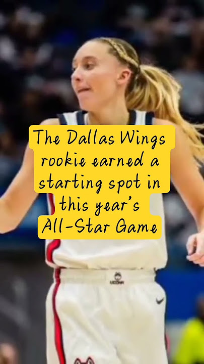 Dallas Wings rookie EARNED a STARTING SPOT in this year’s All-Star Game. #dallaswings #bueckers