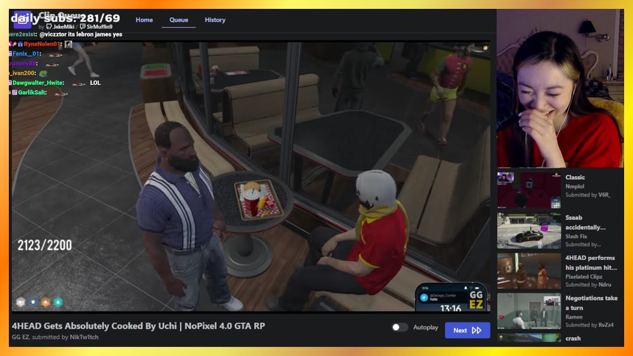 FanFan Reacts To 4HEAD Getting Rolled By Uchi | NoPixel 4.0 GTA RP