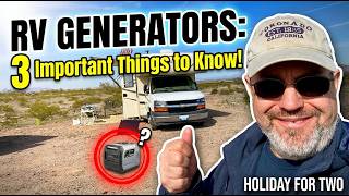 RV Generators - 3 things to know