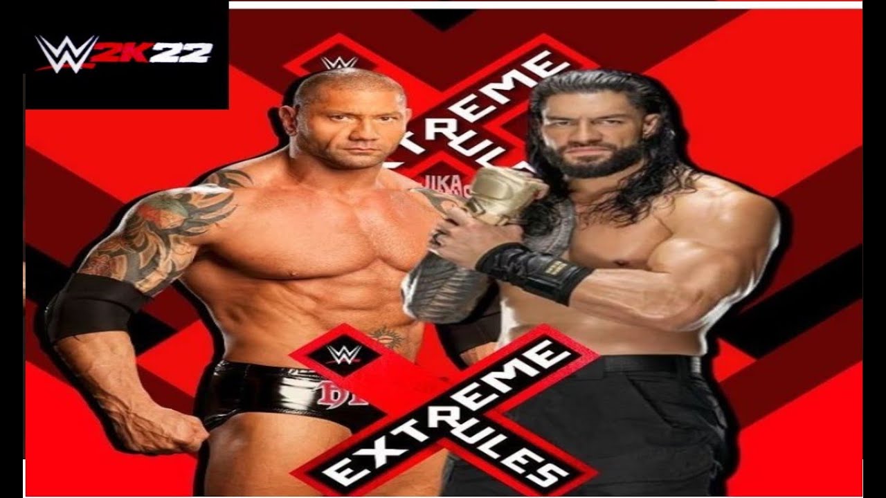 ROMAN REIGNS VS BATISTA / COM VS COM / Sidhu Gaming Sv 