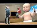 We SHRUNK & a Giant Baby is after us! - Garry's Mod Gameplay