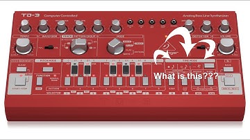 How the sequencer works, programming the Roland 303 or Behringer TDR - Tutorial