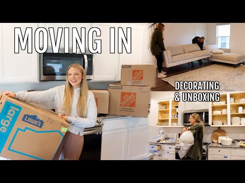 MOVING INTO OUR NEW HOME! decorating and organizing!