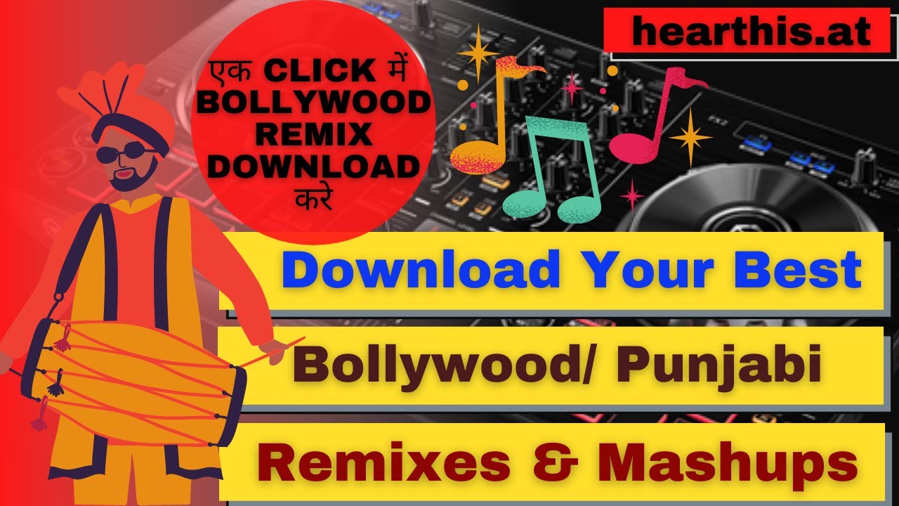 HOW TO DOWNLOAD Bollywood/Punjabi REMIX and MASHUPS| Best site for Bollywood Remixes-Hearthis.at
