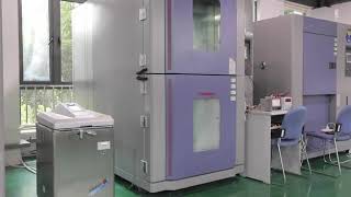 The thermal shock test chamber of DHS