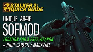 Stalker 2 Unique AR416: SOFMOD + high-capacity magazine