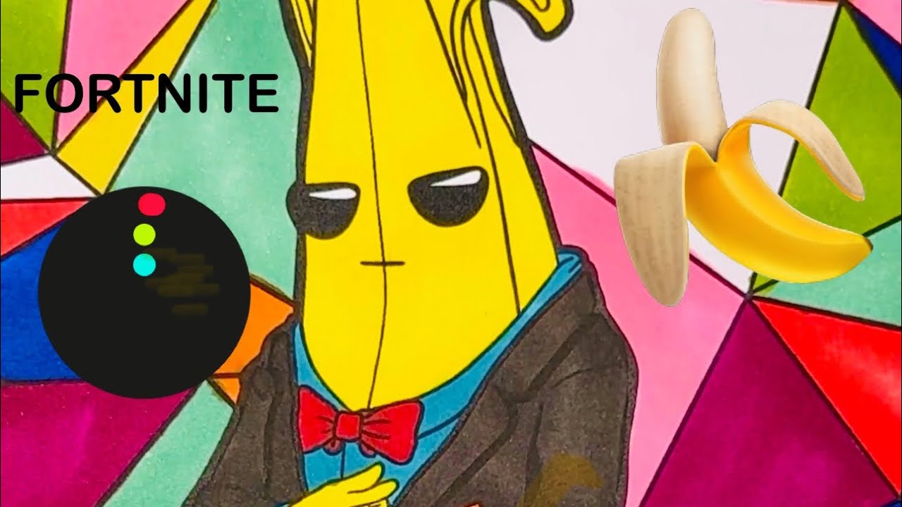 PEELY DRAWING | How To Color PEELY From Fortnite | Step-by-Step