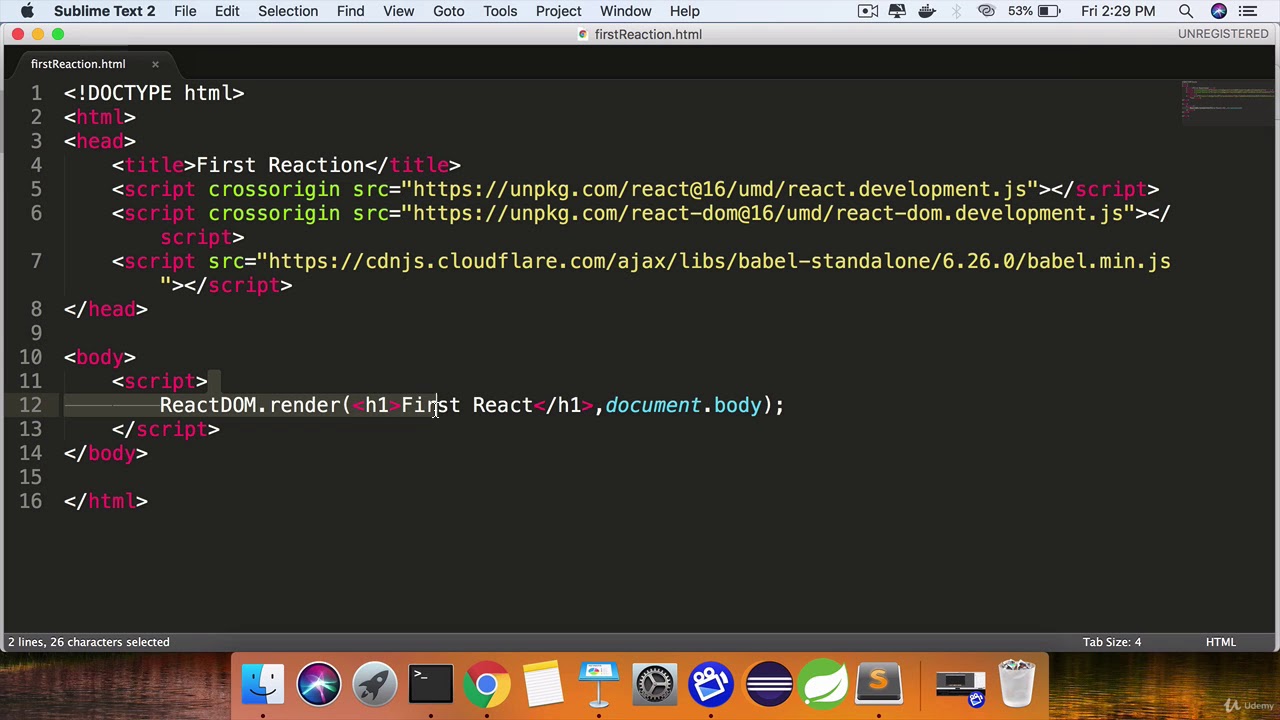 React Quick Start :Use React - YouTube