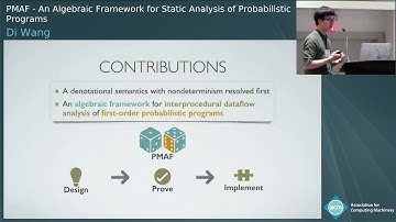PMAF: An Algebraic Framework for Static Analysis of Probabilistic Programs