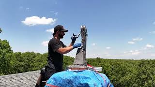 What is a chimney heat shield?