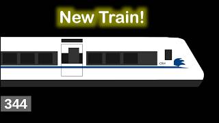 A CRH1 train stops at Kinnitzy!