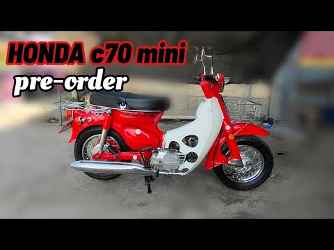 Honda c70 Mini r12 - YouTube
